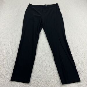 Eileen‎ Fisher Straight Black Pants Women's Small Pull-On Viscose Stretch